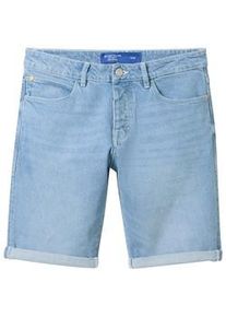 Tom Tailor Herren Josh Jeans Shorts, blau, Uni, Gr. 30