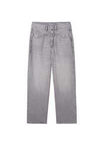 Tom Tailor Damen Culotte Jeans mit TENCELTM Lyocell, grau, Uni, Gr. 30/28