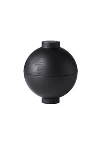 Kristina Dam Studio - Wooden Sphere Aufbewahrung XL Ø 16 x H 18 cm, Eiche schwarz