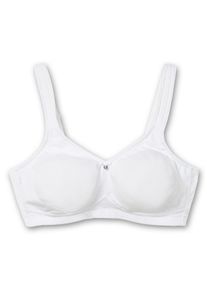 SuSa Große Größen BH ohne Bügel, mit vorgeformten Cups Gr. 100C weiß für Damen