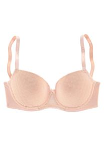 Lascana Große Größen Schalen-BH Gr. 100G beige für Damen