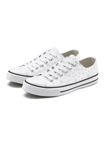 Lascana Sneaker weiß Gr. 36 für Damen. Mit Print