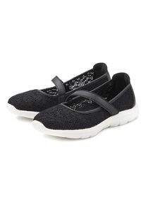 Lascana Slipper schwarz Gr. 36 für Damen. Mit Spitze