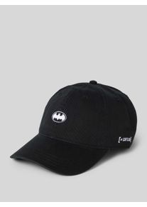 Capslab Basecap mit Motiv- und Label-Stitching Modell 'Batman'