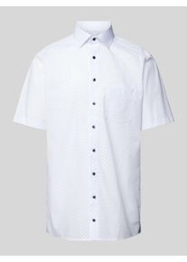 OLYMP Modern Fit Business-Hemd mit Allover-Muster Modell 'Bergamo Kent'