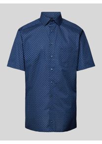 OLYMP Modern Fit Business-Hemd mit Allover-Muster Modell 'Bergamo Kent'