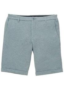 Tom Tailor Herren Slim Chino Shorts in Melange Optik, grün, Melange Optik, Gr. 30