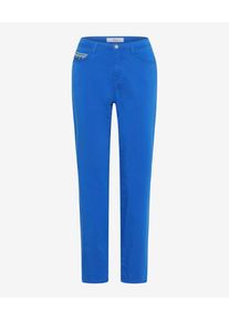 Brax Damen Five-Pocket-Hose Style CAROLA S, Blau, Gr. 44L