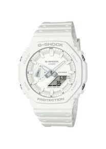 Chronograph Casio G-SHOCK Armbanduhren weiß Damen Quarzuhr, Armbanduhr, Damen, Herren, digital, bis 20 bar wasserdicht