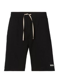 BOSS Pyjamahose Unique Shorts CW mit BOSS Schriftzug, schwarz