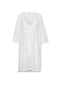 Calvin Klein Tunika Damen - weiß - Gr. S - Viskose/Polyamid/Elastan