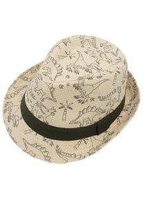 MaxiMo Mini Boy Trilby Dino Hut Kinder (Gr 49 cm |beige)