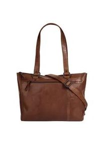 SPIKES & SPARROW Shopper SPIKES & SPARROW Gr. B/H/T: 30cm x 26cm x 9cm onesize, braun (cognac) Damen Taschen echt Leder