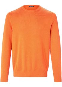 Rundhals-Pullover aus 100% Baumwolle Pima Cotton louis sayn orange