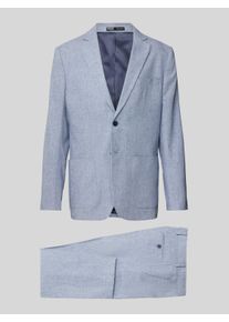 Selected Homme Regular Fit Anzug aus Leinen-Baumwoll-Mix Modell 'ANTON'
