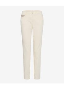 Brax Damen Five-Pocket-Hose Style CAROLA S, Offwhite, Gr. 46