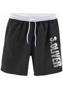 Badeshorts s.Oliver Gr. XXL (58/60), Lang, schwarz (schwarz (langgröße)) Herren Badehosen