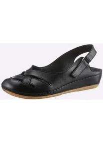 Sandalette Gemini Gr. 38, schwarz Damen Schuhe