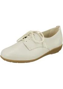 Schnürschuh Natural Feet "Larissa" Gr. 39, beige Damen Schuhe aus hochwertigem Hirschleder