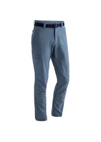 Funktionshose Maier Sports "Torid slim" Gr. 56, Normalgrößen, blau (jeansblau) Herren Hosen Wanderhose, atmungsaktive Outdoor-Hose, 4 Taschen, Slim Fit