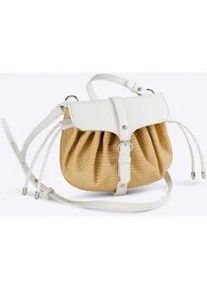 Handtasche Heine Gr. B/H/T: 22cm x 19cm x 7cm, beige (champagner) Damen Taschen