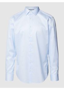 Christian Berg Business-Hemd mit Allover-Muster