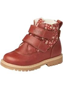Globo Winterboots WHEAT "Moon Velcro Tex Print" Gr. 26, rot (red) Kinder Schuhe Stiefel Boots Atmungsaktiv, Wasserdicht