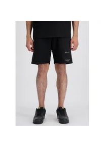 Sweatshorts Alpha Industries "Alpha Industries Men - Shorts Patch Short LF" Gr. XL, Normalgrößen, schwarz Herren Hosen