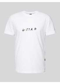 G-Star Raw T-Shirt mit Label-Print