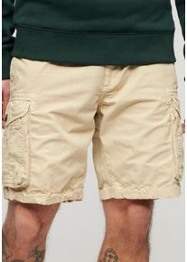 Shorts Superdry "SD-PARACHUTE LIGHT SHORT" Gr. 28, N-Gr, grau (stone) Herren Hosen Shorts