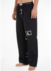 Calvin Klein Underwear Schlafhose SLEEP PANT mit Calvin Klein Logo-Monogramm allover, schwarz