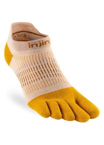 injinji Run Lightweight No-Show Laufsocken Damen (Gr M/L |beige)