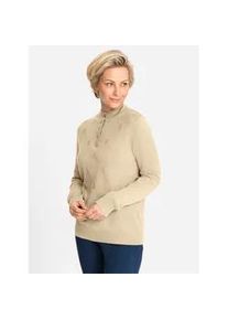 Classic Dog Stehkragenpullover CLASSIC "Pullover" Gr. 54, beige (sand) Damen Pullover