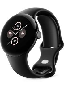 Google Pixel Watch 2, Smartwatch schwarz, Obsidian Black, LTE Display: 3 cm (1,2 Zoll) Kommunikation: Bluetooth 5.0, NFC, WLAN 802.11 b, WLAN 802.11 g, WLAN 802.11 n Armbandlänge: 130 - 210 mm Touchscreen: mit Touchscreen