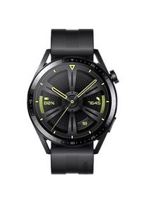 HUAWEI WATCH GT 3 46mm Smartwatch Edelstahl Fluoroelastomer, 140 - 210 mm, Black/Black