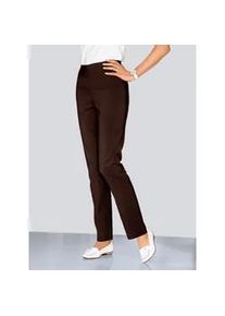 Stretch-Hose Classic Basics Gr. 54, Normalgrößen, braun (schokobraun) Damen Hosen