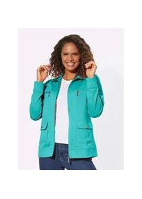 Shirtjacke Casual Looks "Shirtjacke" Gr. 54, blau (aqua) Damen Shirts