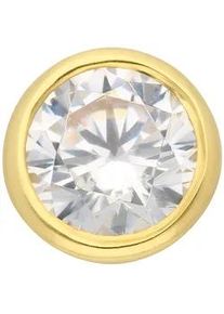 Ketten-Anhänger ADELIA ́S "333 Gold Anhänger mit Zirkonia Ø 7 mm" Schmuckanhänger Gr. mit Zirkonia, Gelbgold 333, goldfarben (gold) Damen 333 Gold mit Zirkonia Goldschmuck für