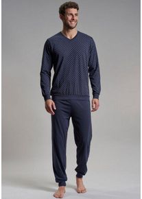 Bugatti Pyjama (2 tlg) für gemütliche Nächte, blau