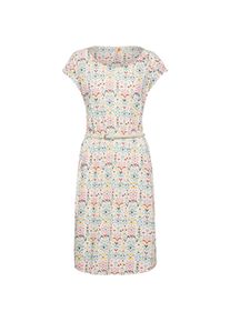 Ragwear Lilithe Ikat Jerseykleid Damen - beige - Gr. XS - Baumwolle/Modal