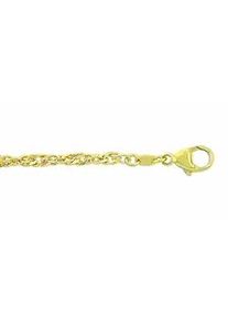 Goldarmband ADELIA ́S "333 Gold Singapur Armband 19 cm" Armbänder Gr. Gelbgold 333, goldfarben (gold) Damen 19 cm 333 Gold Goldschmuck für