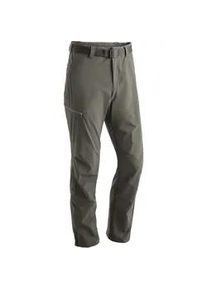 Funktionshose Maier Sports "Nil" Gr. 70, Normalgrößen, braun (schlamm) Herren Hosen Wanderhose, atmungsaktive Outdoor-Hose mit Roll up Funktion