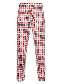 TRIGEMA Schlafanzug TRIGEMA Pyjamahose mit Karo-Muster (1 tlg), rot