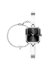 Paul Valentine Ethereal Watch & Bracelet Set Silver