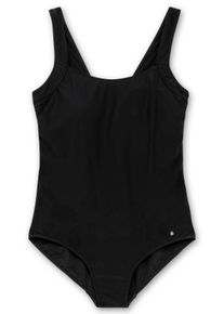 Große Größen Badeanzug mit Shaping-Effekt Gr. 58B schwarz von sheego für Damen