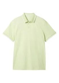 Tom Tailor Herren COOLMAX® Poloshirt, grün, Uni, Gr. XXL