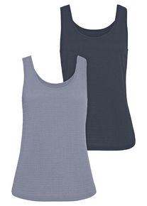 Vivance Strandtop 'aus bügelfreier Crêpe-Qualität' mehrfarbig Gr. 32/34 für Damen. Mit tiefer Rundhals. Lässig Geschnitten. Nachhaltig.