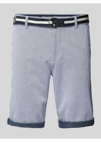 Tom Tailor Slim Fit Chino-Shorts mit Gürtel