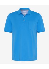 Brax Herren Poloshirt Style PETE, Blau, Gr. L