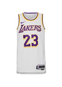 Nike LeBron James Los Angeles Lakers Spielertrikot Herren weiß M